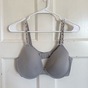 Natori gray Pure Luxe Underwire T-Shirt Bra size 38C
